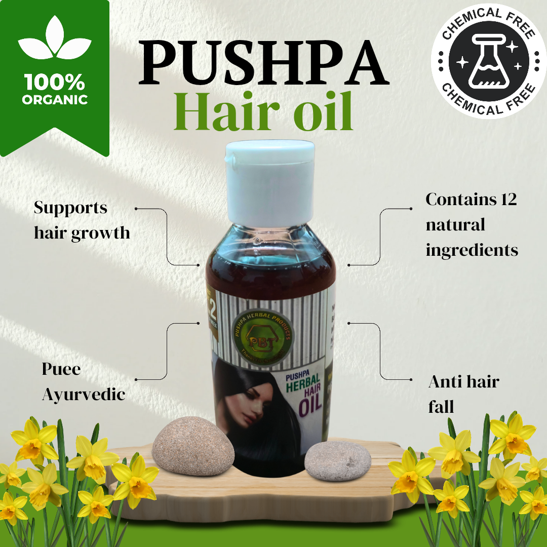 Pushpa Hair Oil | Pure Ayurvedic Hair Oil | Fast Results